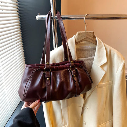 Luxury Brand Handbags Women New Vintage Armpit Totes Bag Large Capacity Commuting Versatile Shoulder Totes Bag Top Quality
