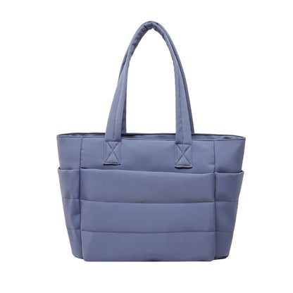 Women's Lightweight Puffy Handbag Suitable for Travel Work Beach Gym Store - Versatile Portable Bag