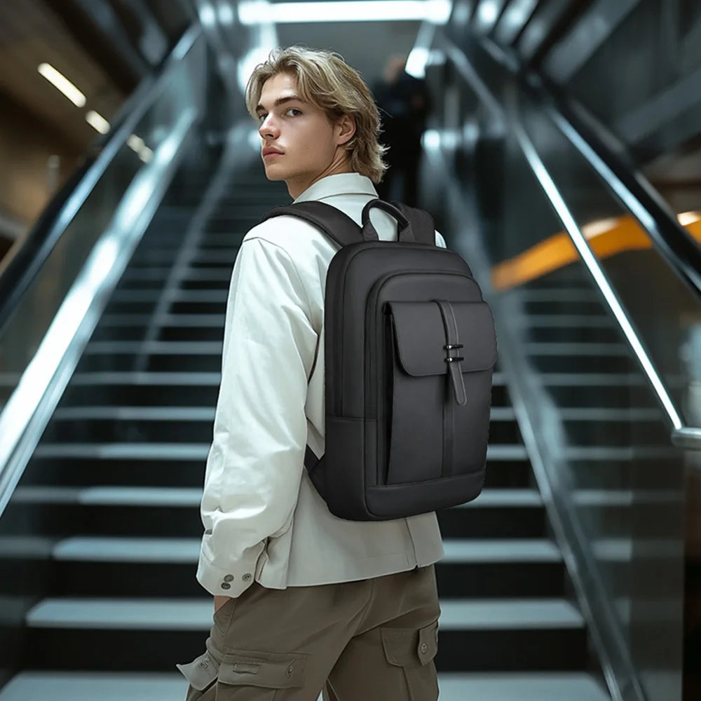 Heroic Knight Laptop Backpack Slim Men Business Backpack Multifunctional Waterproof Work Backpack Casual College Travel Daypack