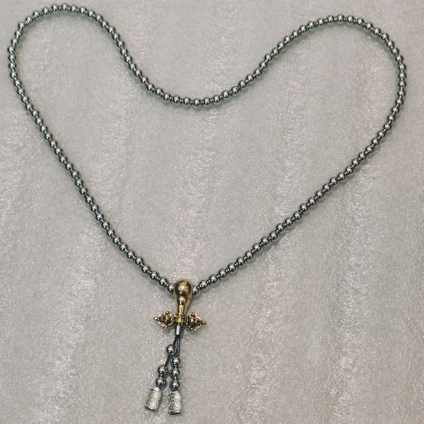 Titanium Steel Bracelet Necklace Chain Prayer Beads Self Defense Waist Faith Buddha Cross Pendant Mens Gadgets For Jewelry Gifts