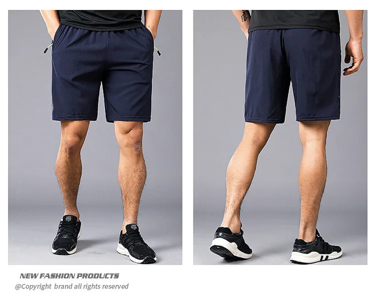 Summer Men's Hiking Shorts Travel Athletic Quick Dry Lightweight Shorts for Men with Zipper Pockets Outdoor Streetwear