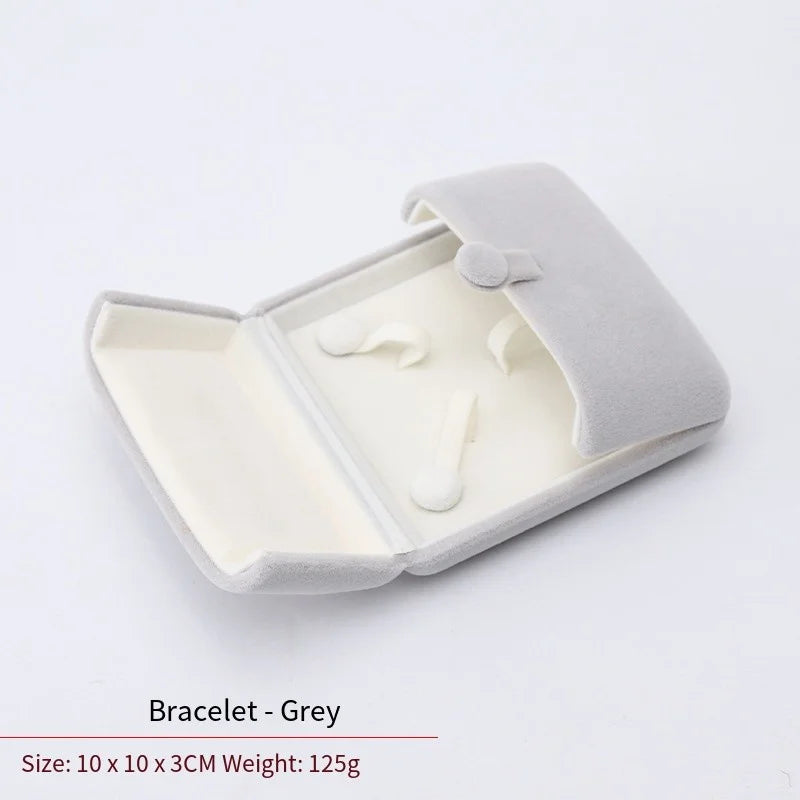 High-Grade Velvet Double Open Jewelry Gift Box, Rings Necklaces Earrings Bracelets Holder for Engagement,Christmas & Anniversary