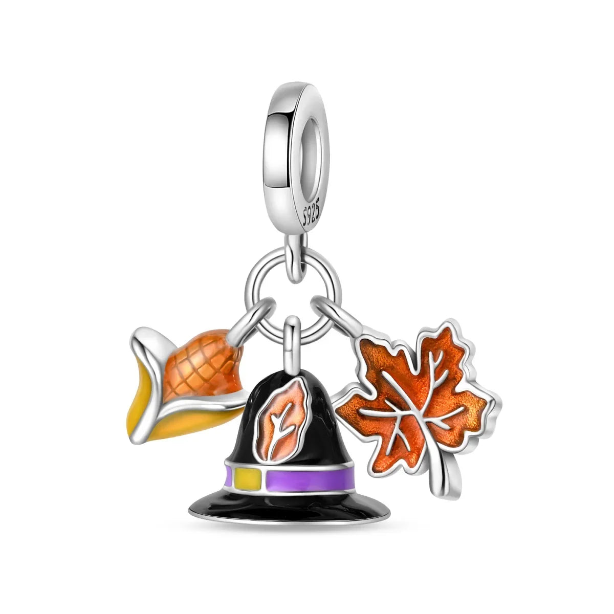 925 Sterling silve Coffee Cup Pumpkin Cart Series Charm Fit 4mm aperture Bracelet Charm Bead Necklace Diy Women Jewelry