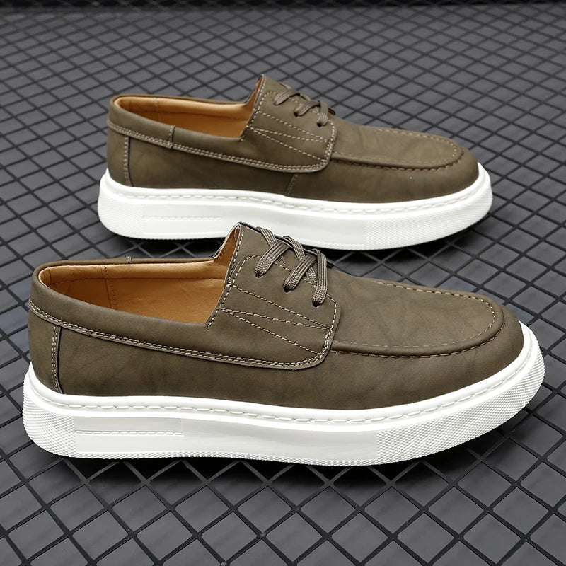 High-quality Fashion New Loafers Outdoor Casual Sports Shoes Brand Designer Leather Shoes Soft Sole Comfort Luxury Driving Shoes