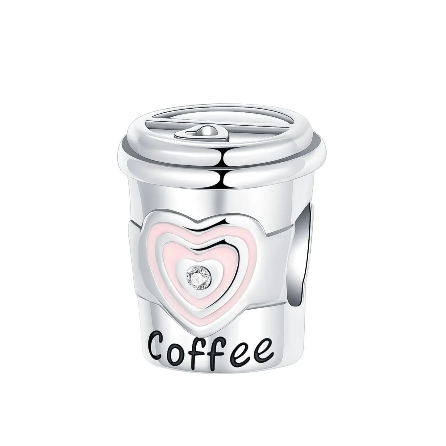 925 Sterling silve Coffee Cup Pumpkin Cart Series Charm Fit 4mm aperture Bracelet Charm Bead Necklace Diy Women Jewelry