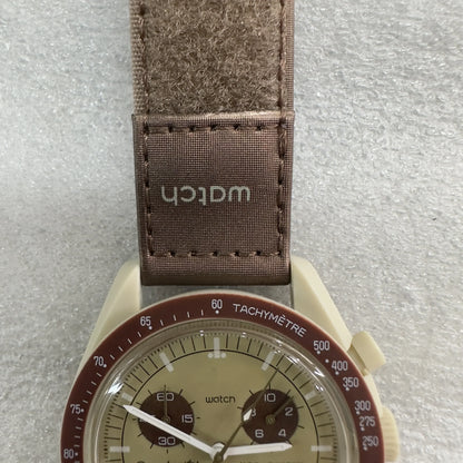 Polished 2025 Moon Mission His Hers Watch 6-Hand Chrono Quartz Movement 50m Water Resistant Luminous