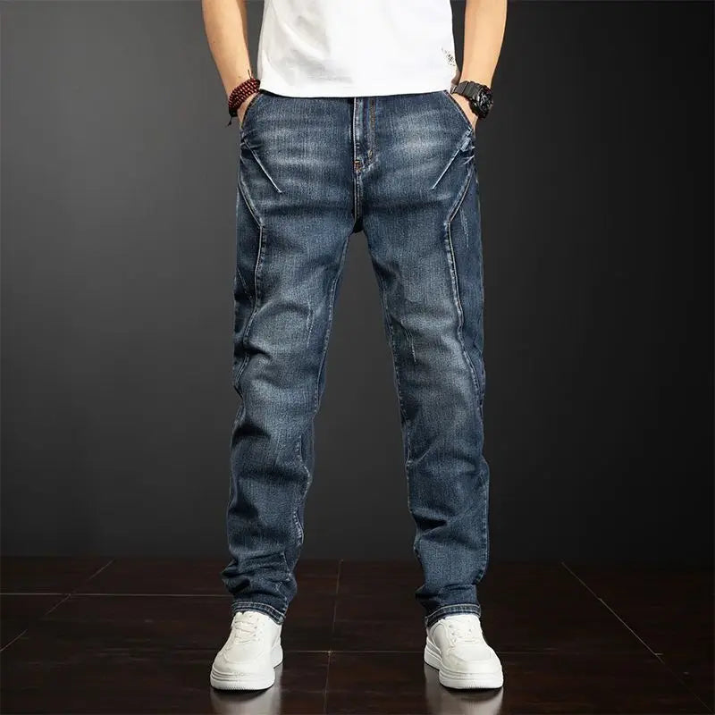 High Quality Summer Thin Denim Jeans Casual Full Length Pants Cargo Men's Clothing Jeans for Men Designer Streetwear Trousers
