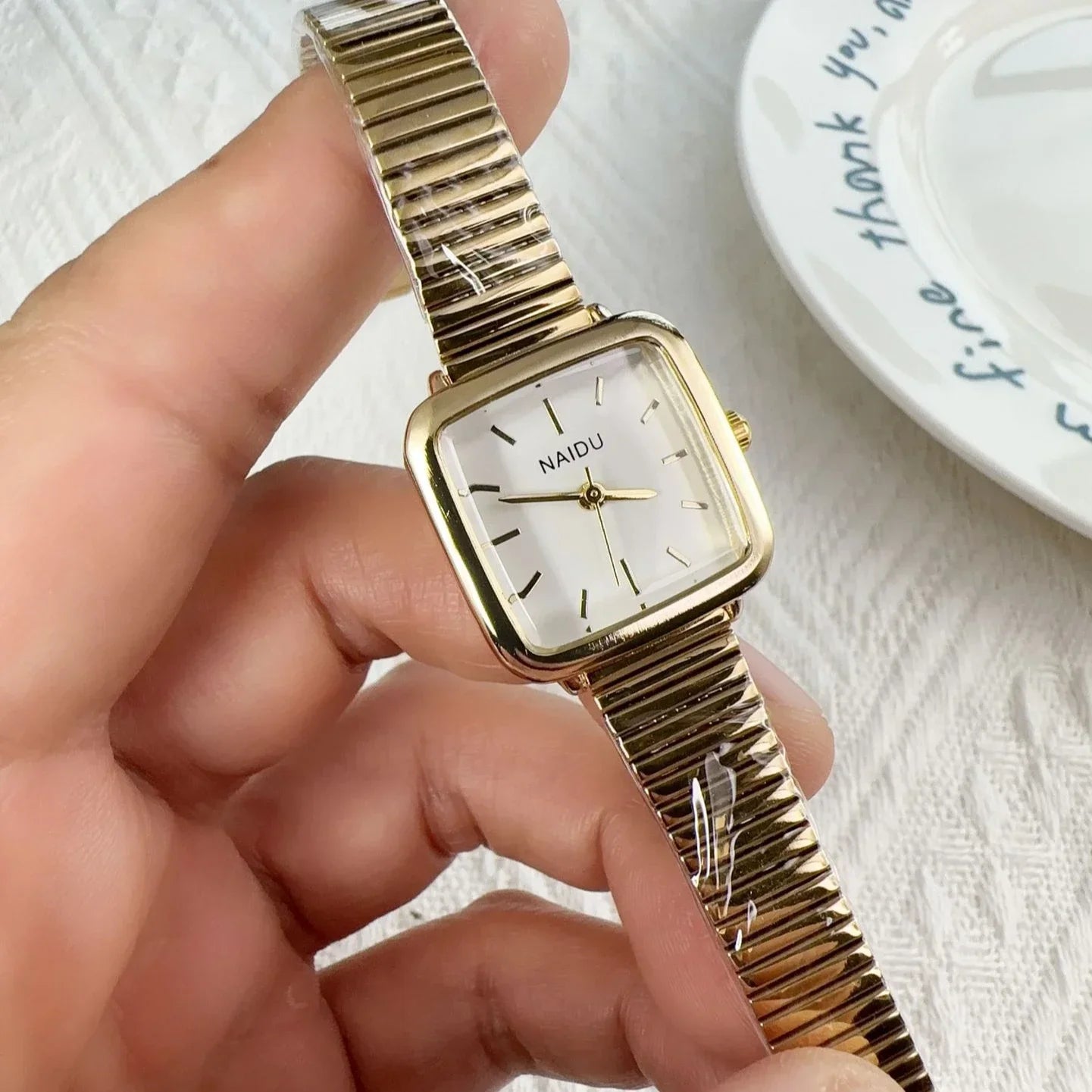 Retro Steel Strap Watch for Women Luxury Gift Square Quartz Watch Students Casual Ladies Wristwatch Dropshipping Reloj Mujer