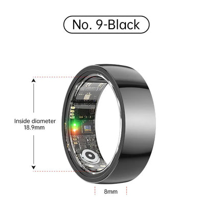 Smart Ring Bluetooth 5.1 Sleep Camera Remote Control Multiple Exercise Modes Wearable Fitness Ring