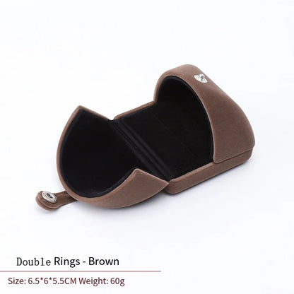 High-Grade Velvet Double Open Jewelry Gift Box, Rings Necklaces Earrings Bracelets Holder for Engagement,Christmas & Anniversary