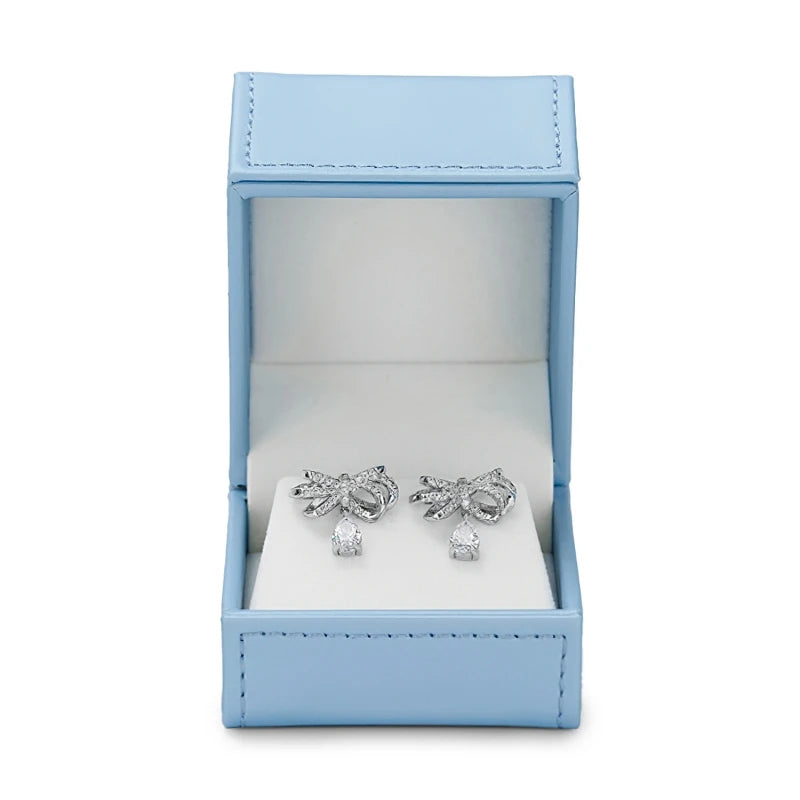 Oirlv Blue Jewelry Box Gift Boxes PU Leather Jewelry Boxes Wholesale Blue Wedding Ring Earring Bracelet Necklace Jewelry Box Set