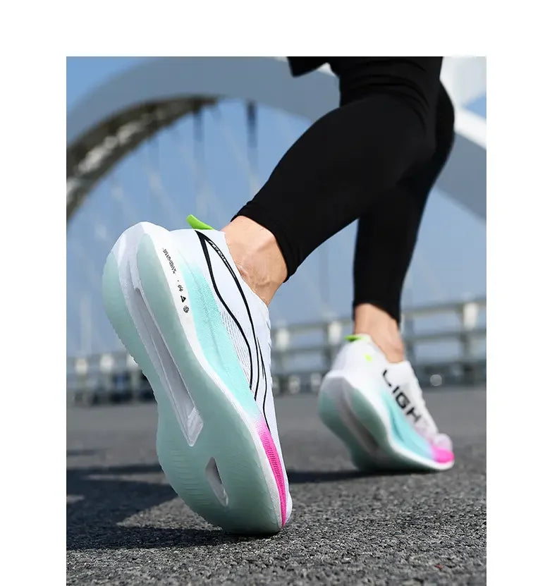 Men's Shoes Fashion Running Shoes Casual Breathable Mesh Surface Carbon Plate Rubber Outsole Red Rabbit Limited Sports Shoes