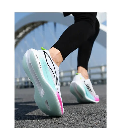 Men's Shoes Fashion Running Shoes Casual Breathable Mesh Surface Carbon Plate Rubber Outsole Red Rabbit Limited Sports Shoes