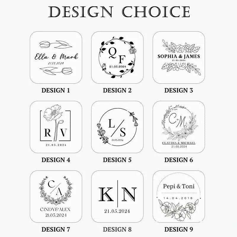 Square Double Ring Box Free Custom Engraved Wooden Ring Box for Wedding Ceremony Proposal or Engagement Ring Box Anniversar Gift