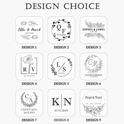 Square Double Ring Box Free Custom Engraved Wooden Ring Box for Wedding Ceremony Proposal or Engagement Ring Box Anniversar Gift