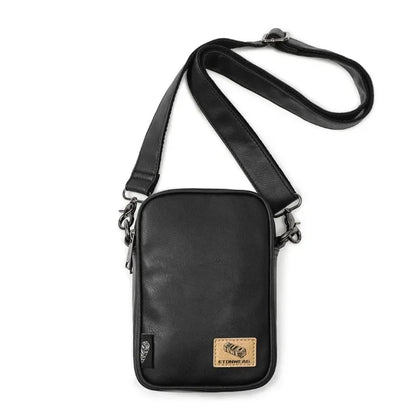Men's Cross Shoulder Bag Small Crossbody Bags for Man 2025 Leather Fashion Sling Messenger Mobile Phone Bags Mini Male Handbag