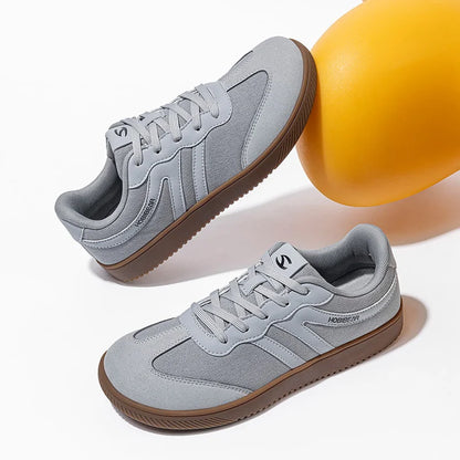 HOBIBEAR Minimalist Wide Toe Sneakers Unisex Zero Drop Barefoot Shoes Lace Up Mesh Non Slip Casual Sneaker