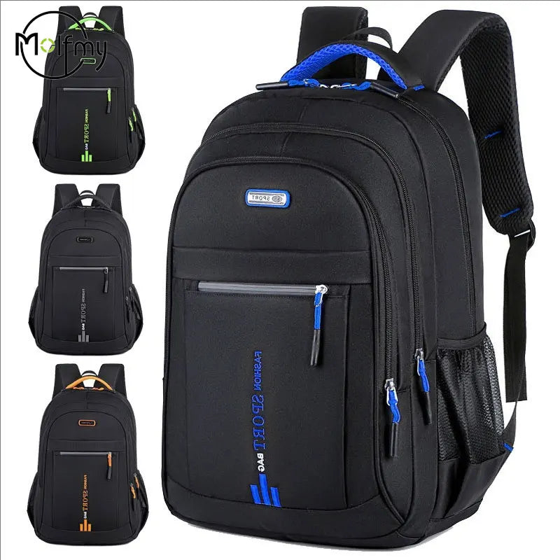 Men's Backpacks Oxford Waterproof Rucksack Business Computer Bag Casual Travel Backpack Senior HighSchool Student Schoolbag 2025