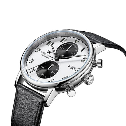 WM Watch Quartz Watches Multi-function luminous Water Resistant Classic Casual Business Man Watch Welly Merck Watcher WM063M