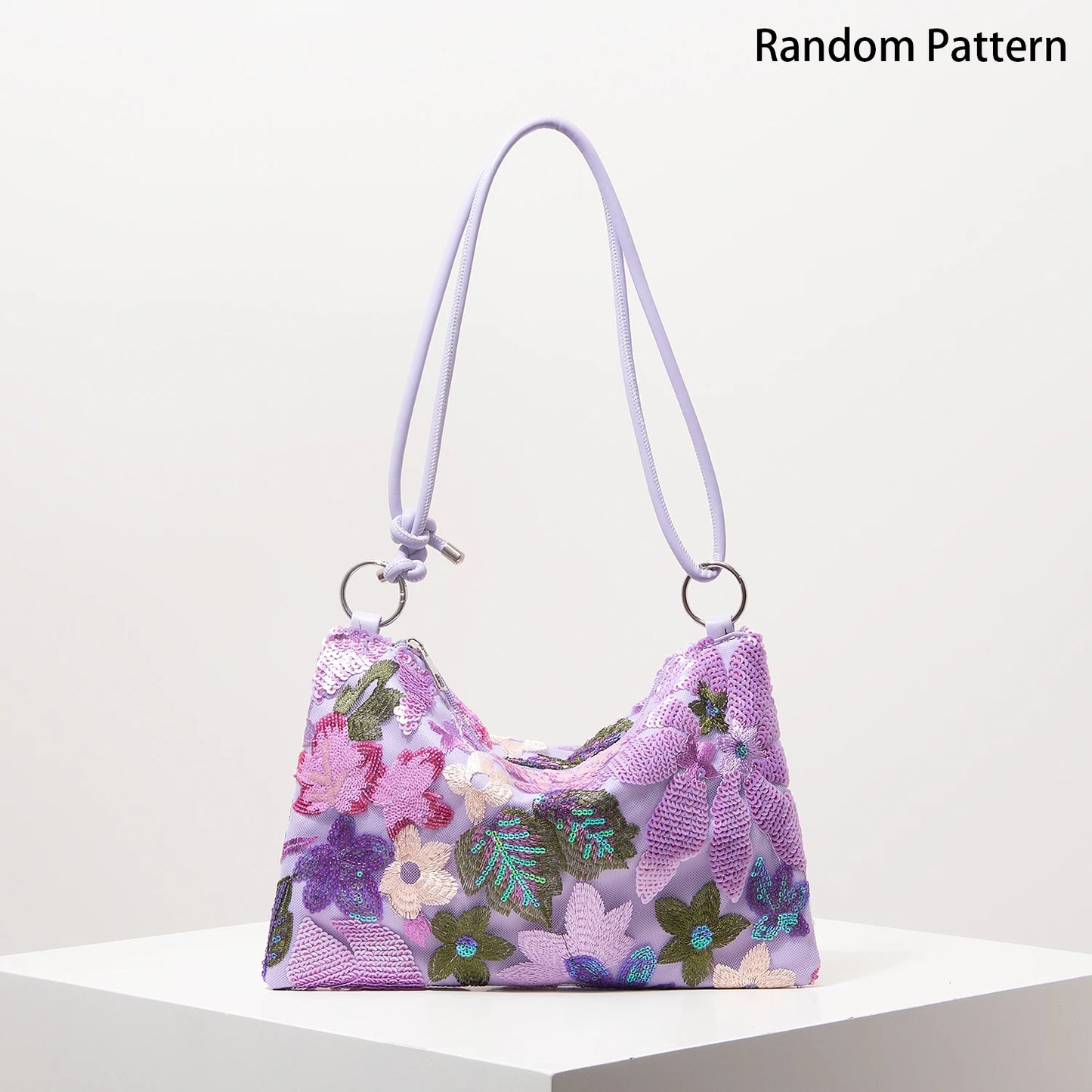 Luxury Shoulder Bag For Ladies，Floral Bag，Prom Bag，Prom Dresses For Women，Prom Accessories，Bridal Party，Sequin Bag