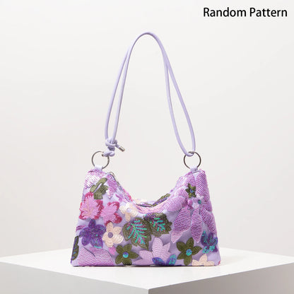 Luxury Shoulder Bag For Ladies，Floral Bag，Prom Bag，Prom Dresses For Women，Prom Accessories，Bridal Party，Sequin Bag