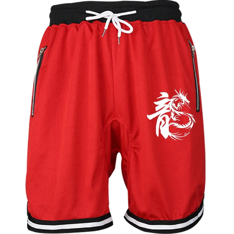 Summer Men Breathable Casual Beach Basketball Comfortable Fitness Sports Shorts Male Bermudas