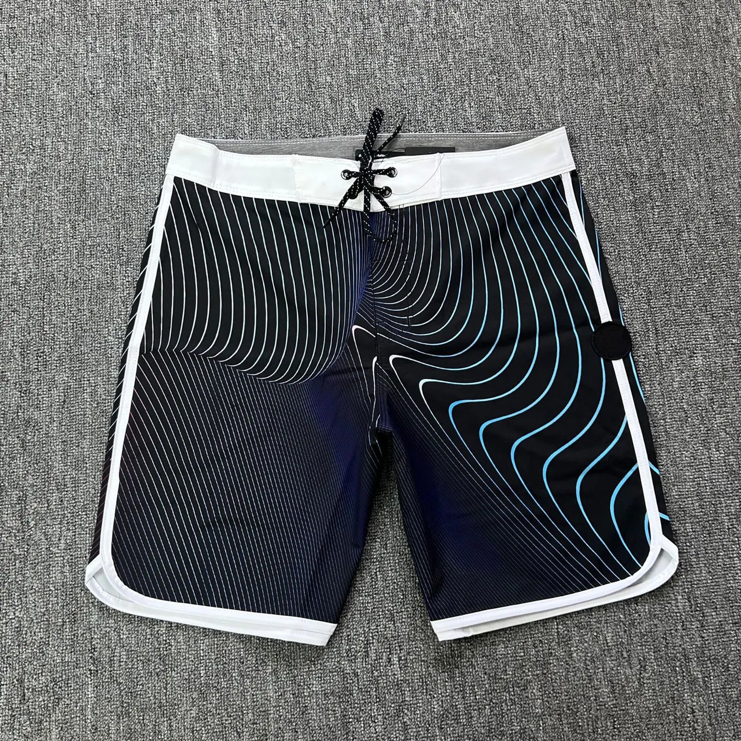 Plus size 28 38 Men's Beach Board Shorts 4-way Stretch Casual Sport Quick dry Waterproof Swim Surfing Diving Bermuda Trunks