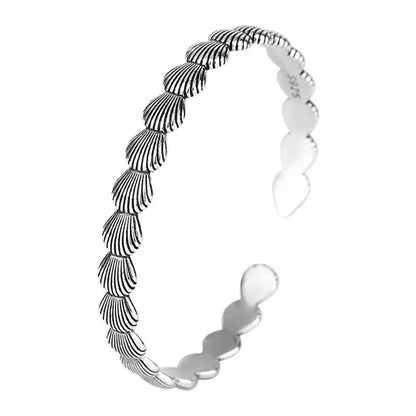 FOXANRY Vintage Handmade Bracelet for Women Couples New Fashion Simple Shell Geometric Handmade Birthday Party Jewelry Gifts