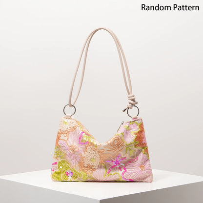 Luxury Shoulder Bag For Ladies，Floral Bag，Prom Bag，Prom Dresses For Women，Prom Accessories，Bridal Party，Sequin Bag