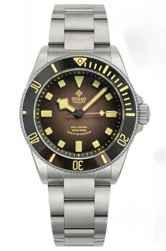 IX&DAO IPOSE Titanium Diver Watch PT5000 Automatic Mechanical Movement AR Coating Sapphire Luminous 20Bar BGW9 Men Wristwatch