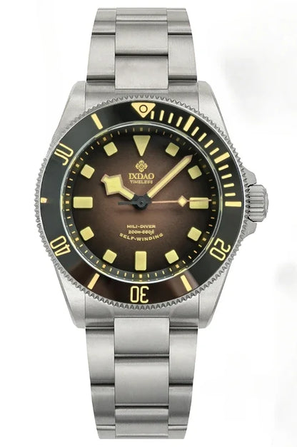 IX&DAO IPOSE Titanium Diver Watch PT5000 Automatic Mechanical Movement AR Coating Sapphire Luminous 20Bar BGW9 Men Wristwatch