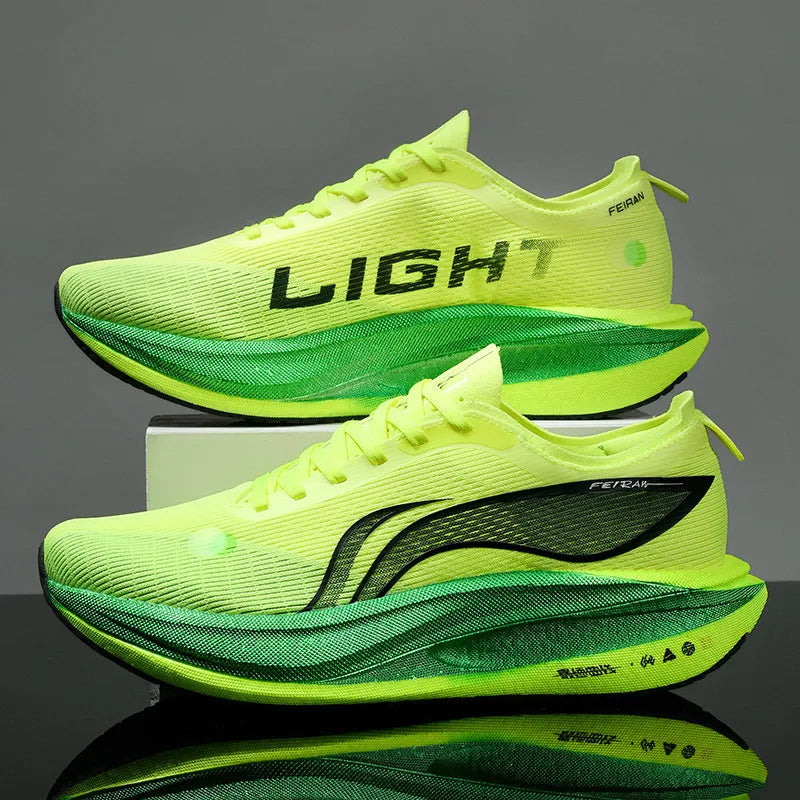 Men's Shoes Fashion Running Shoes Casual Breathable Mesh Surface Carbon Plate Rubber Outsole Red Rabbit Limited Sports Shoes