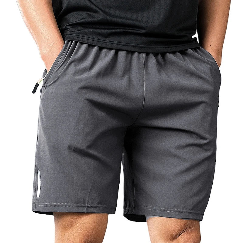 Summer Men's Hiking Shorts Travel Athletic Quick Dry Lightweight Shorts for Men with Zipper Pockets Outdoor Streetwear