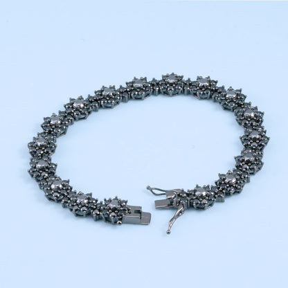 D VVS1 Moissanite Diamonds Bracelet Necklace For Women 925 Sterling Silver Jewelry Plated 18k Gold For Engagement Wedding Gift