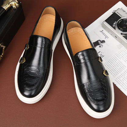 Loafers For Men Luxury Brand Genuine Leather Casual Driving Shoes Fashion Work Designer 2024 New Arrival Original Big Size 38-46