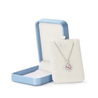 Oirlv Blue Jewelry Box Gift Boxes PU Leather Jewelry Boxes Wholesale Blue Wedding Ring Earring Bracelet Necklace Jewelry Box Set