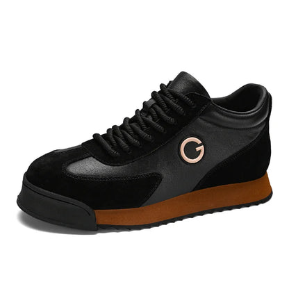 Classic Retro Brown Sneakers Men Comfortable Suede Casual Shoes Men Luxury Brand Designer Shoes For Men Platform Flats Sneakers
