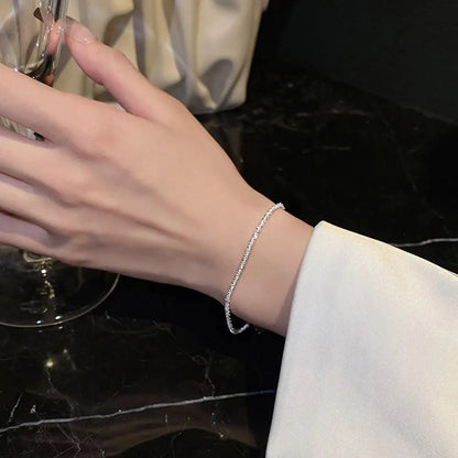 Chain Bracelet Delicate Trendy Fancy Hand Ornament Exquisite Chain Bracelet With Captivating Shine Dazzling Hand Ornament Unique