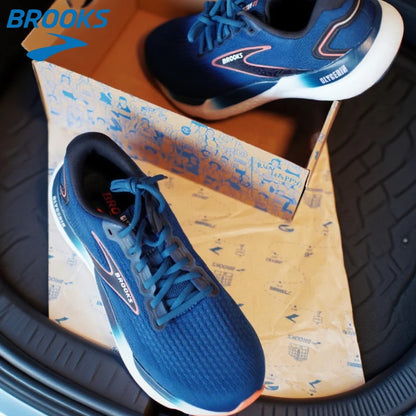 Brooks Glycerin 21 DNA LOFT Cushioning Running Shoes Shock Absorption Breathable Mesh Daily Marathon Training Athletic Sneakers