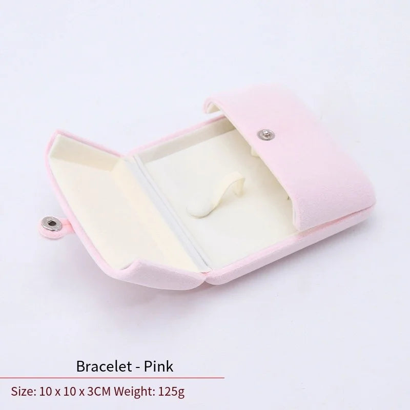 High-Grade Velvet Double Open Jewelry Gift Box, Rings Necklaces Earrings Bracelets Holder for Engagement,Christmas & Anniversary