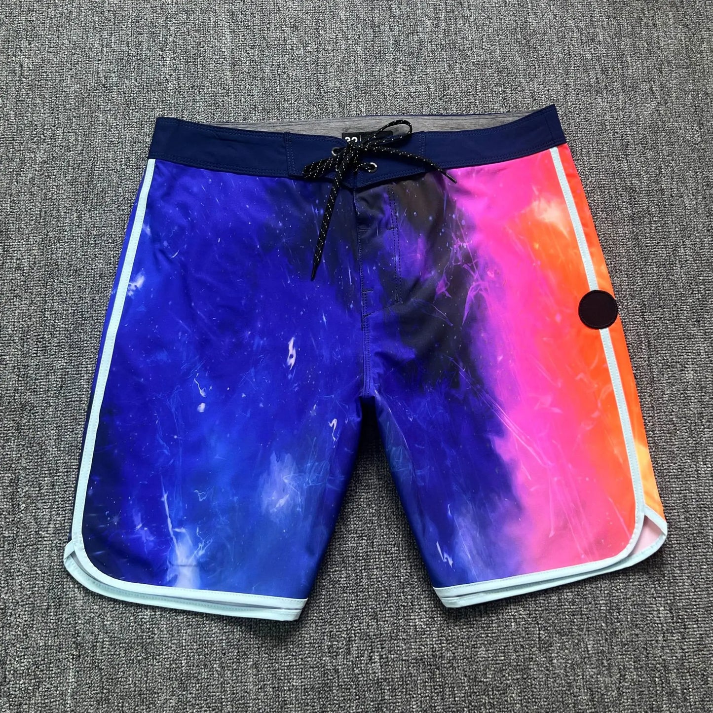 Plus size 28 38 Men's Beach Board Shorts 4-way Stretch Casual Sport Quick dry Waterproof Swim Surfing Diving Bermuda Trunks