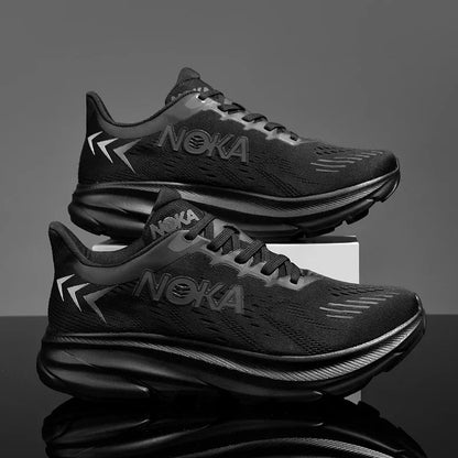Men's Running Shoes Breathable Cushioning Couple Non-Slip Outdoor Jogging Trainer Race Sneakers Luxury shoes Mesh Off-road Shoes