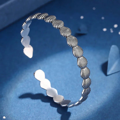 FOXANRY Vintage Handmade Bracelet for Women Couples New Fashion Simple Shell Geometric Handmade Birthday Party Jewelry Gifts