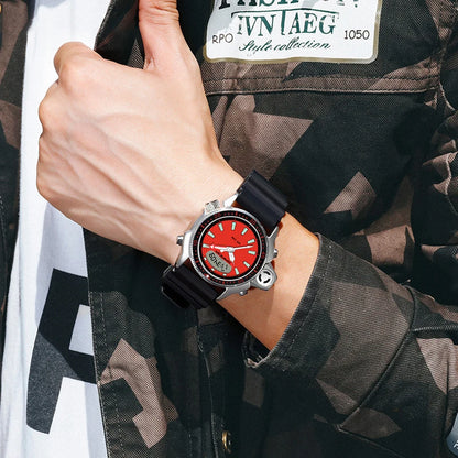 CQ346 New European and American large dial Men watch sports outdoor waterproof quartz watch fashion clock gift，watches for man