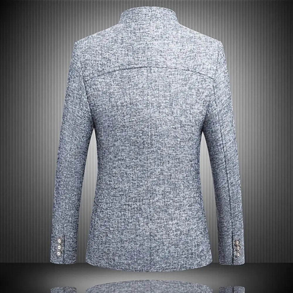 2020 Men Suits Big size Chinese Mandarin Collar Male Suit Wedding Terno Pieces Jacket