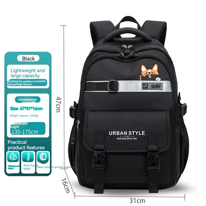 Large Capacity Backpack 2024 New College Style Female Leisure Backpack Fashion Travel Junior High School Students