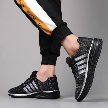 New large size men's net casual shoes comfortable sports lightweight non-slip high quality men's sports shoes