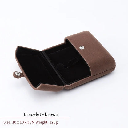 High-Grade Velvet Double Open Jewelry Gift Box, Rings Necklaces Earrings Bracelets Holder for Engagement,Christmas & Anniversary