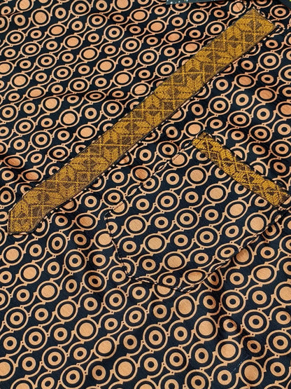 Islamic Moroccan Men's Modern Fashion Prayer Eid Robe Short Sleeve Round Neck Printing Embroidery Arabian Jubba Thobe Clothing