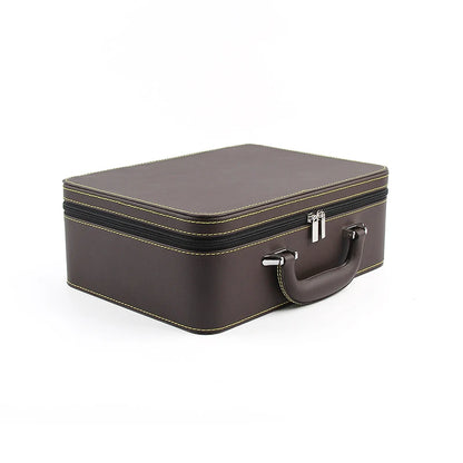 Big Size Jewelry Box Organizer Leather Jewelry Boxes for Women Bracelet Velvet Tray Display Stand Accessories Collection Gift